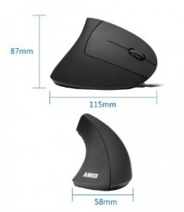 Quick Review: Anker Vertical Ergonomic Optical USB Wired Mouse